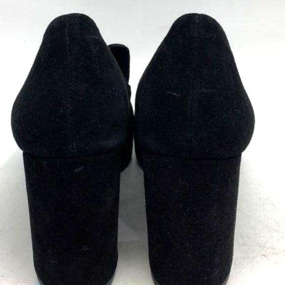 Eileen Fisher Becon Black Suede Platform Pumps - Size 7.5 - Picture 3 of 8